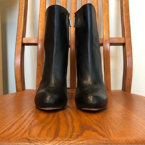 Louise et Cie Black Leather Booties, Size 9.5 - Picture 5 of 12